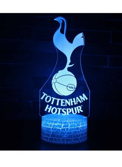 اشتري Five Major League Football Team 3D LED Multicolor Night Light Touch 7/16 Color Remote Control Illusion Light Visual Table Lamp Gift Light Team Tottenham Hotspur في الامارات