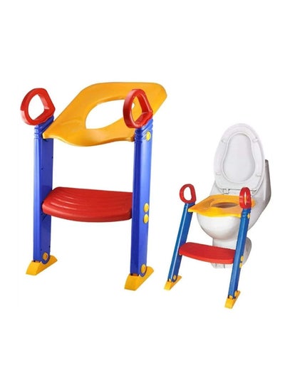 اشتري Baby Ladder Toilet Ladder Chair Toilet Trainer Potty Toilet Seat Step up toddler Toilet Training Step Stool for Girls and Boys في الامارات