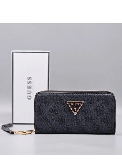 اشتري GUESS Women Brand Logo Printed Zip Around Wallet في الامارات