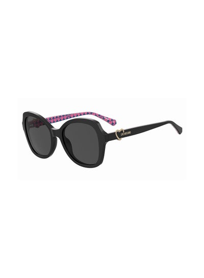 Buy Women's UV Protection Butterfly Sunglasses - Mol059/S Black 55 - Lens Size: 55 Mm in Saudi Arabia