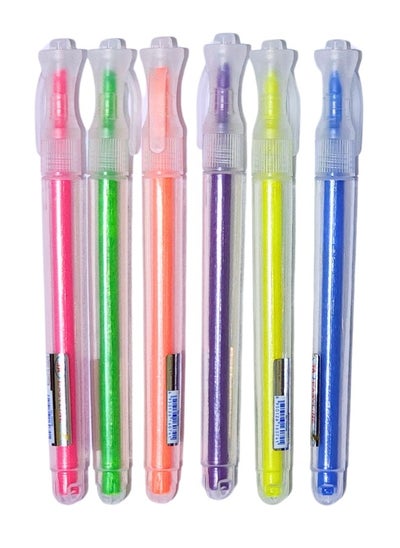 اشتري A set of 6 phosphorescent highlighter pens in different colours في مصر