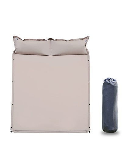 Buy Sleeping Pad for Camping Built-in Pump Self Inflation Air Mattress with Pillow for 2 Person 75.6’’*52’’ Full-Size 1.5 Inch Thickness with Carry Bag in UAE