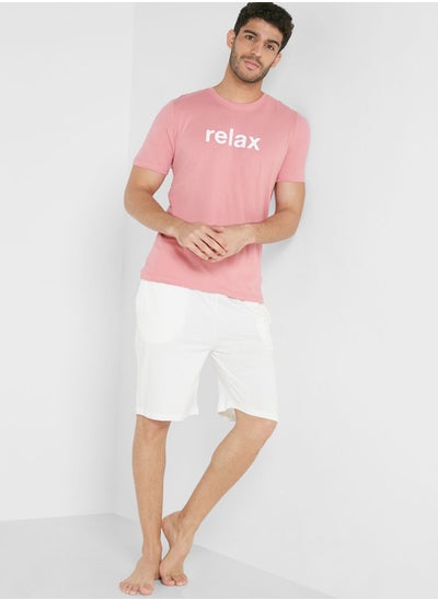 Buy Relax Pyjama Shorts Set in UAE