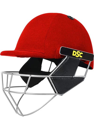 Buy SCUD Cricket Helmet | Size: Medium | For Men & Boys | Fixed Spring Steel Grill | Adjustable Back Support Strap | Removable and washable sweatband | Lightweight in UAE