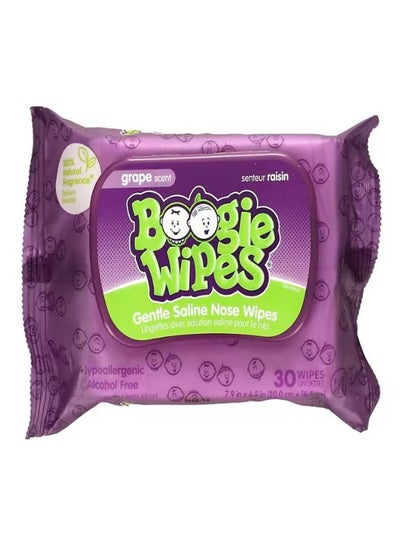 اشتري Gentle Saline Nose Wipes Grape Scent 30 Wipes في الامارات