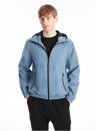 Buy Standard Fit Hooded Men's Coat in Egypt