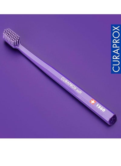 اشتري Curaprox Toothbrush CS 1560 Soft - Soft Toothbrush for adults with 1560 CUREN® Filaments, Multicolors في الامارات