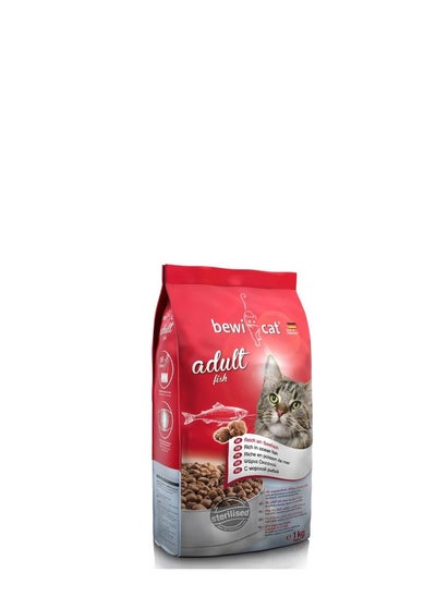 Buy Bewi Cat With Fish Dry food 1kg in Egypt