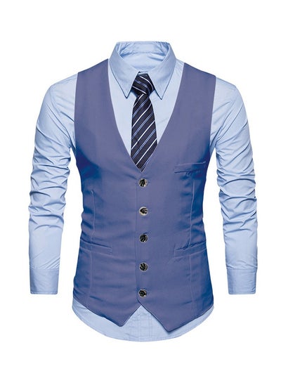 اشتري New Fashionable Personalized Printed Men's Suit Vest في السعودية