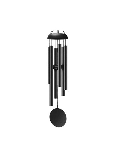 اشتري Wind Chimes, Outdoor Decor, 32 Inches Deep Tone Windchimes with 6 Thickened Aluminum Tubes, Large Metal Wind Chimes for Outside, Memorial Wind Chimes, Unique Wind Chimes, for Home Hanging Decoration في الامارات