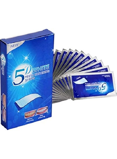 Buy 7-Pieces 5D Teeth Whitening Strips in Egypt