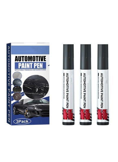 Buy Car Touch Up Paint Scratch Repair Pen Automotive Paint Scratch Remover for Vehicles Car Scratch Remover for Minor Scratches Touch Up Paint for Cars Paint Scratch Repair 3Pcak Blcak in UAE