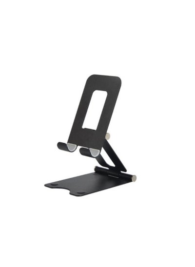 Buy Phone Holder Stand Adjustable Phone Stand Foldable Phone Holder for Desk Phone Stand for Office for Most Phones or Pad, Black in Saudi Arabia