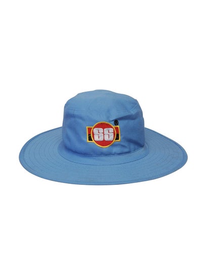 Buy Cricket Sun Panama Hat (Blue) |100% Polyester in UAE