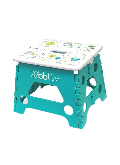 Buy Foldable Step Stool, Aqua in UAE