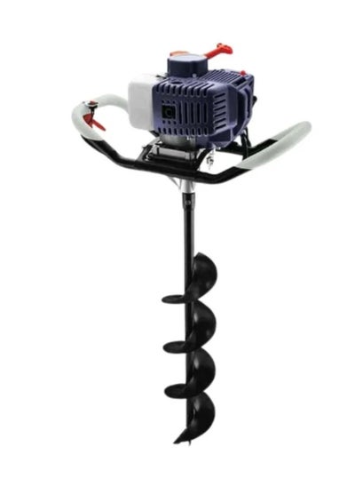 Buy 52 CC Petrol Earth Auger with 1Bit 100MM for Digging Holes in Gardens, Lawns, Backyards, and Other Similar Tasks.( EA52) in UAE