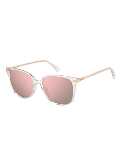 Buy Women's Polarized Square Shape Metal Sunglasses Pld 4170/G/S/X Grey 50 - Lens Size: 49.6 Mm - Gold Copp in Saudi Arabia