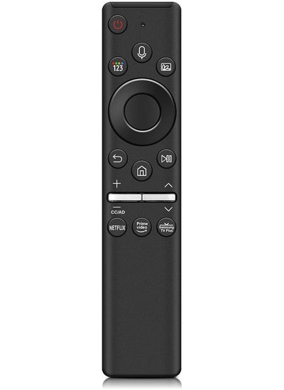 اشتري BN59-01330A Upgraded Voice Remote Control - Universal Compatibility for Samsung Curved, Frame, QLED, LED, LCD, 8K & 4K Smart TVs في الامارات