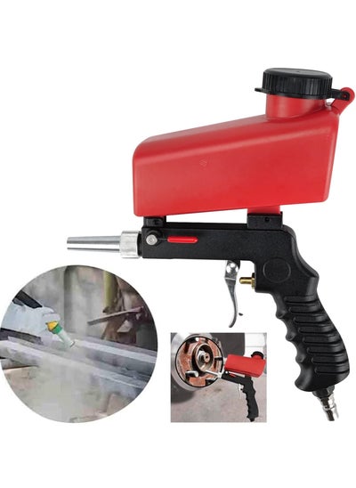 Buy SYOSI Sand Blaster, Professional Anti-Rust Blasting Machine 90psi Pneumatic Sand Blasting Kit Handheld Gravity Sandblaster Adjustable Flow Rate for Spraying Remove Paint Stains Rust Spot in Saudi Arabia