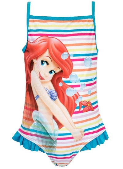 اشتري Disney Girls The Little Mermaid Ariel Swimsuit Blue Size 4 في الامارات