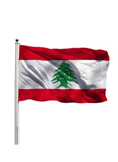 Buy Lebanon Flag 120X180Cm 4X6Ft in UAE