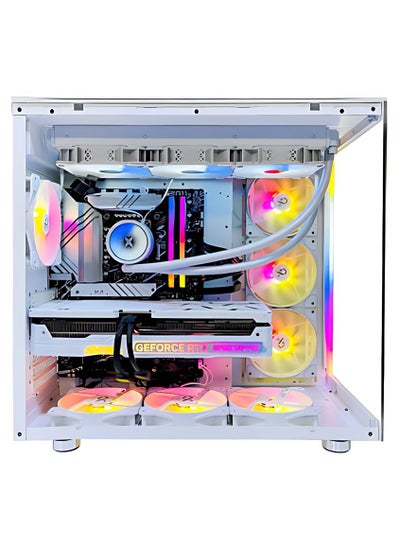 اشتري Gaming PC Core I7-14700, RTX 4070 Ti Super 16GB, B760-Plus D5, RGB 32GB 6000MHz, SSD 1TB NVMe, 850W 80 Plus Gold PSU, RGB 360mm Liquid Cooler في الامارات