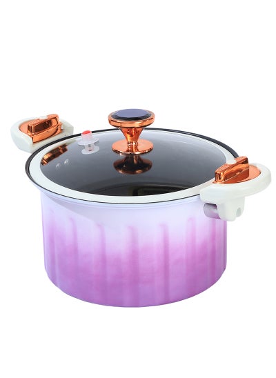 اشتري 10L Multifunctional Enamel Micro Pressure Cooker Soup Pot and Stew Pot في السعودية