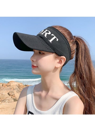 Buy Ladies Sports Baseball Cap Black in Saudi Arabia