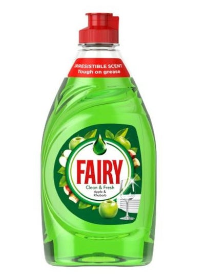 Buy Clean and Fresh Dishwashing Liquid with Apple and Rhubarb 320 ml in UAE