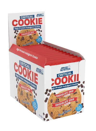 Buy Critical Cookie - Chocolate Chip - (Box of 12 Pieces) in Saudi Arabia