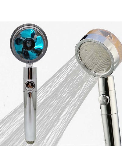 Buy High Pressure Handheld Turbocharged Shower Head With Filter in Saudi Arabia