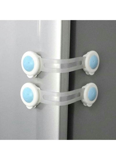 Buy 2 Pieces Freezer Safety Lock Baby Safety Lock Multi-Use in Egypt