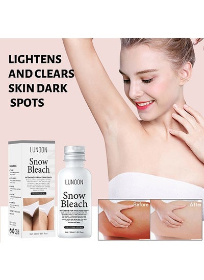 Buy Snow Bleach Intensive for Face and Body,for Private Part Underarm Whitening Dark Spot Corrector Cream Face and Body Skin Lightening Bleaching Cream for Intimate Areas Brightening 30ml in UAE