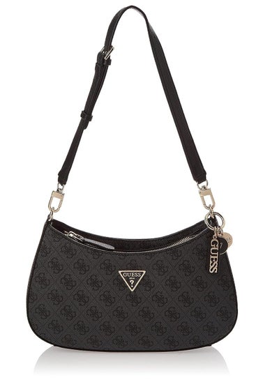 Buy GUESS Womens NOELLE Shoulder Bag Black Print in Saudi Arabia