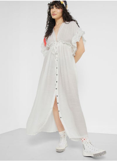 Buy Urban Minx Ruffle Sleeve Dress in Saudi Arabia