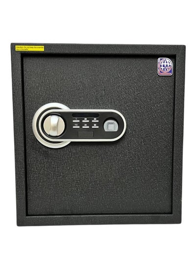 Buy LG Well Designed textured-Black Fingerprint Safe Box , Kalon and Password - With removable Shelf - Secure Storage with Biometric Access H40*W38*D38 CM in Egypt