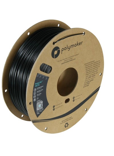 Buy Polymaker PolyLite PETG Black - 1.75 mm - 1 kg in UAE