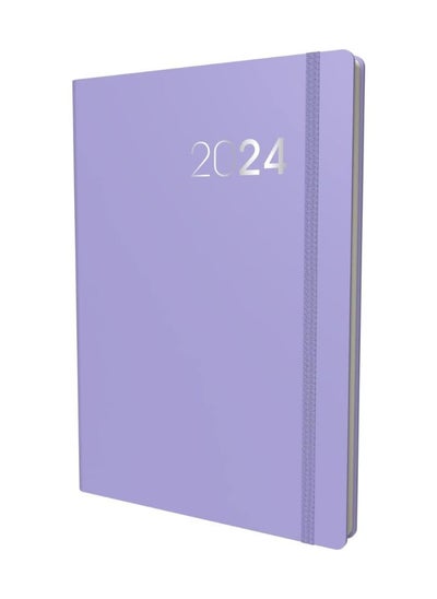 اشتري Collins Legacy 2024 Diary A5 Week To View Diary - Business Planner and Organiser - January to December 2024 Diary - Weekly- purple في الامارات