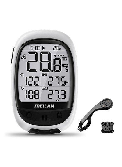 Buy M2 Bike Global Position System Cycling Speedmeter Wireless BT Bicycle Speed Meter USB Rechargeable in UAE