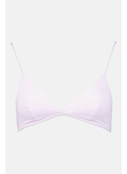 Buy Women Plain Bikini Top, Light Purple in UAE