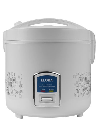 Buy Electric Rice Cooker With Automatic Cooking, Keep Warm, Safety Protection, And Steamer - Easy to Use, Convenient, Durable 2.2 L- EL-RC-1422 White in Saudi Arabia