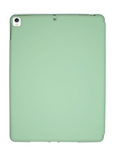 Buy Protective iPad Air 3 10.5" (3rd Gen) 2019, Slim Stand Hard Back Shell Smart Cover Case With Pencil Holder -Light Green in UAE