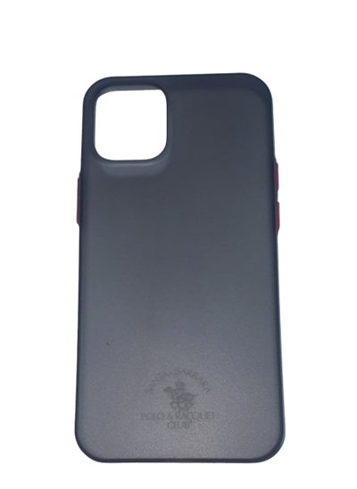 Buy Santa Barbara Polo & Racquet Club ® Genuine Leather Back Case Cover for Apple iPhone 12 Mini (MILY-Black) in Egypt