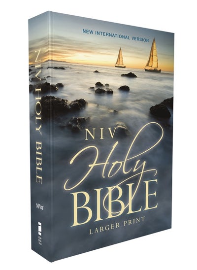 اشتري NIV, Holy Bible, Larger Print, Economy Edition, Paperback, Blue, Comfort Print في الامارات