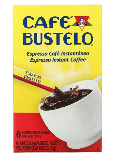 اشتري Espresso Instant Coffee 6 Packets 0.09 oz (2.6 g) Each في الامارات