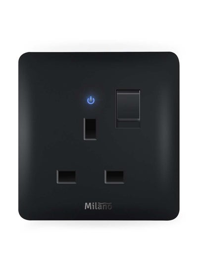 اشتري Milano 13A Single Switched Socket Mblk Ps (A63-C1 في الامارات