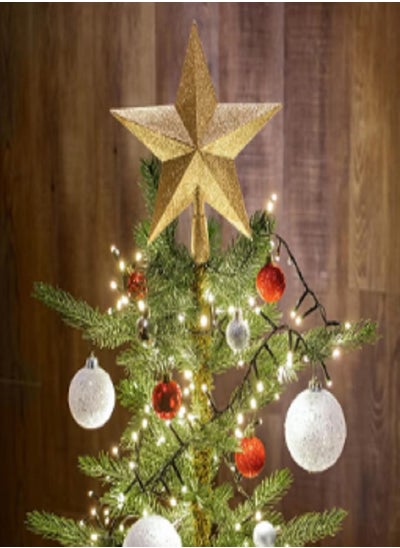 Buy Gold Five-Pointed Star, Tree Top Christmas Tree Ornaments for Christmas Home Decor in Egypt