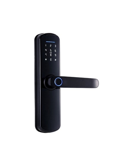 Buy WAFU Tuya Fingerprint Lock Indoor Electronic Lock Smart Fingerprint Password Card Mechanical Key Touchscreen Keypad Door Lock for Home Hotel Office Door in Saudi Arabia