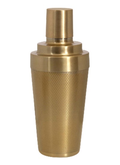 اشتري Tim Cocktail Shaker, Matte Gold - 8x22.5 cm في الامارات