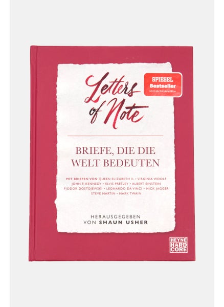 Buy Letters of Notes Book, Red in UAE